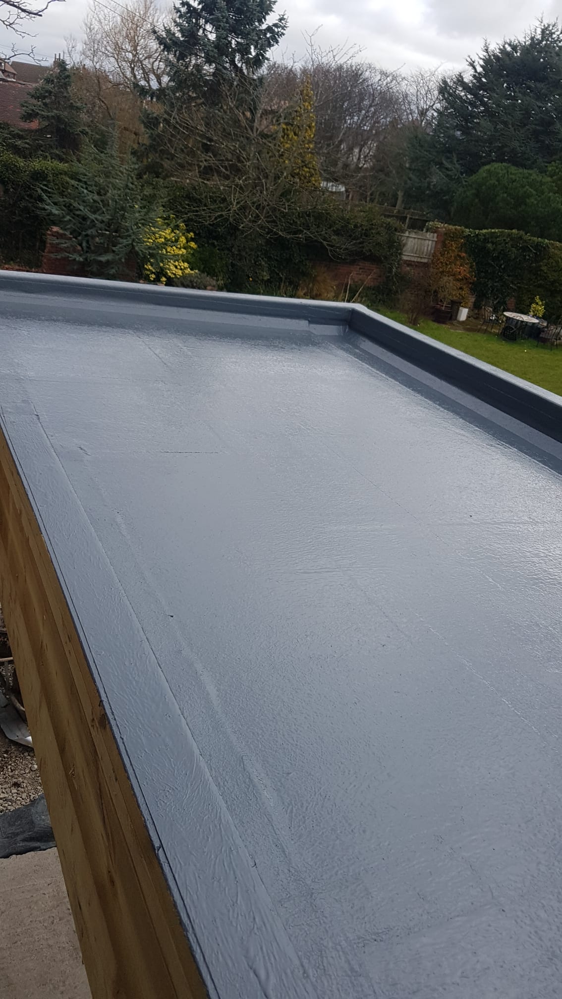 Flat roofing project