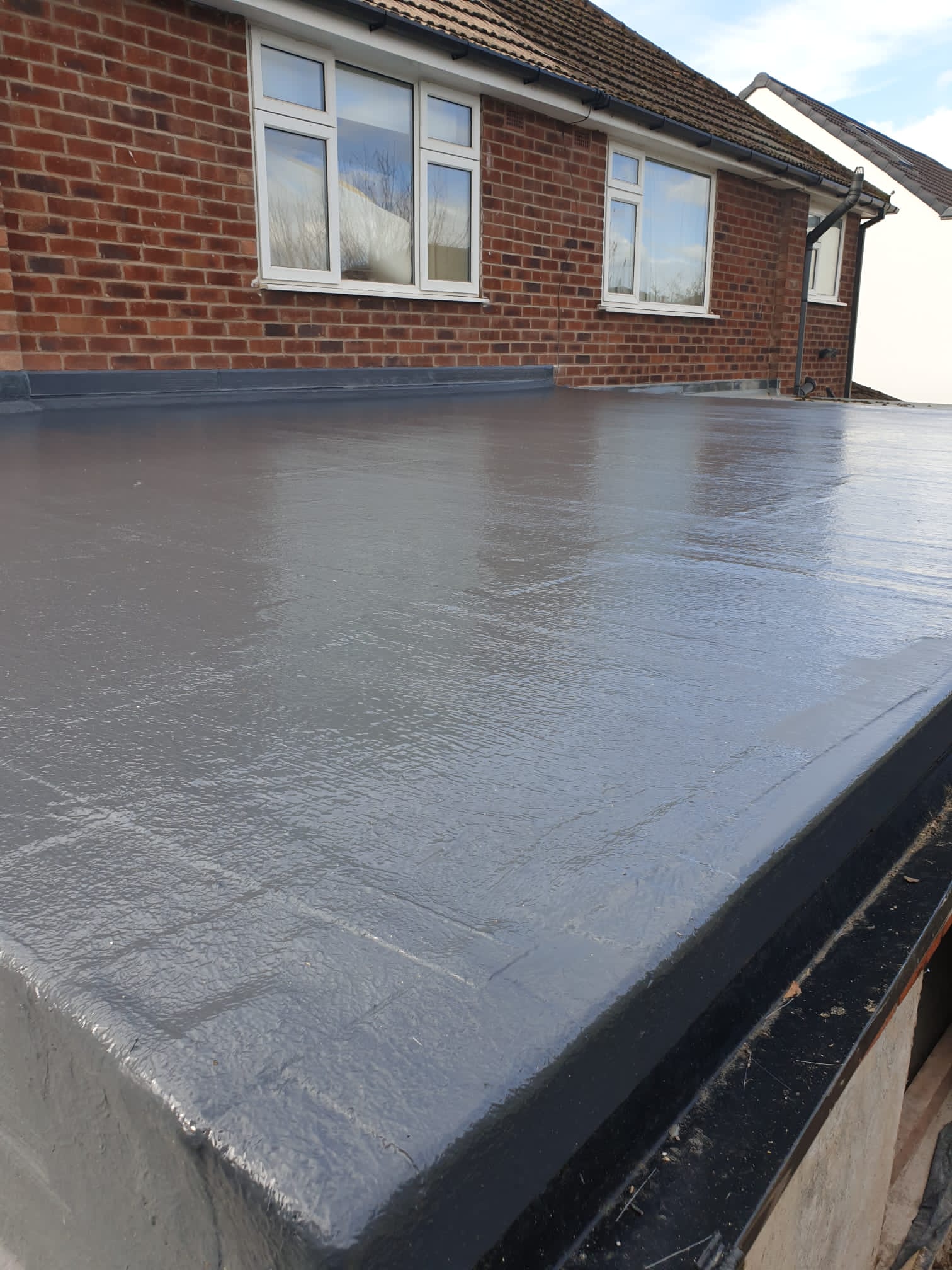 Flat roofing project