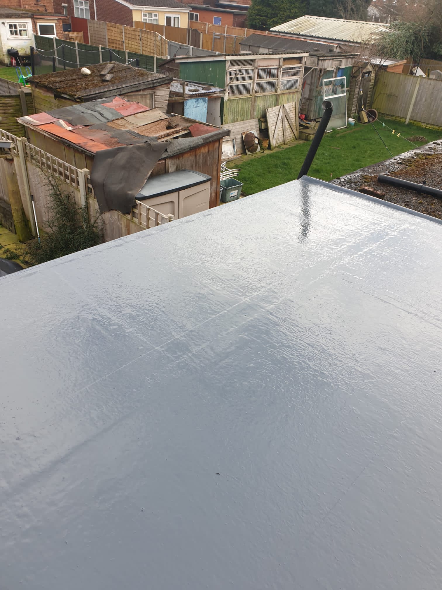 Flat roofing project