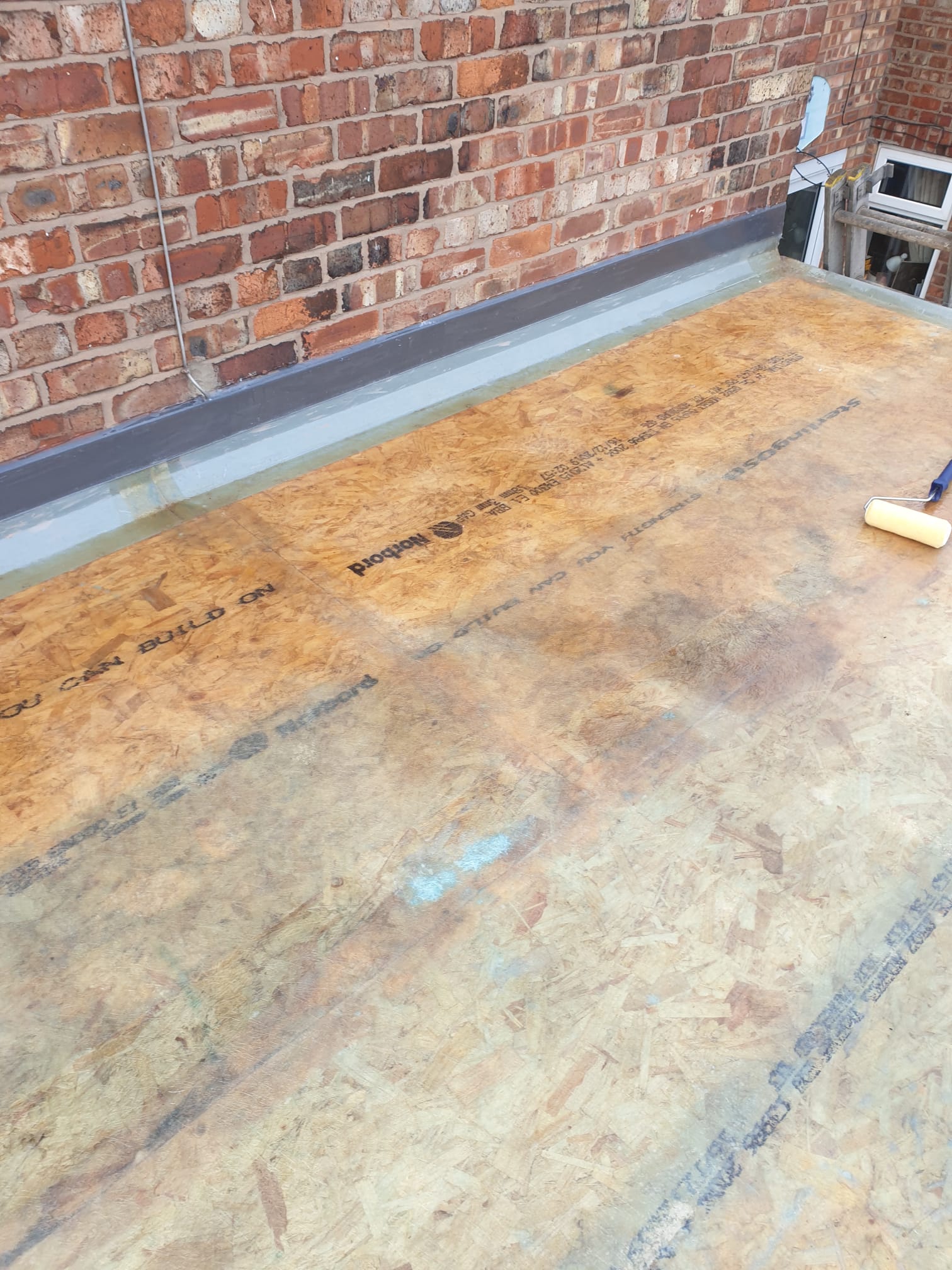 Flat roofing project