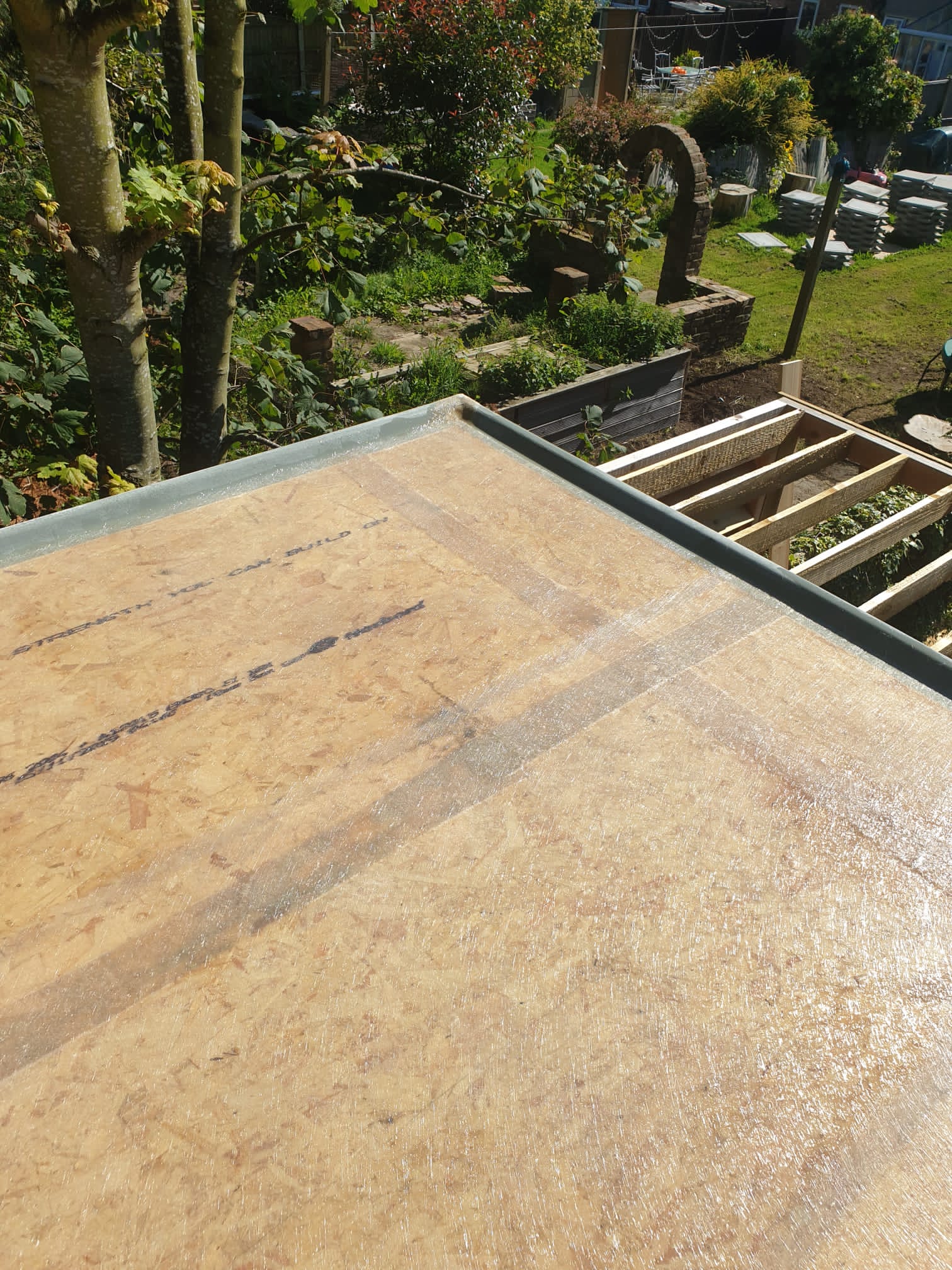 Flat roofing project