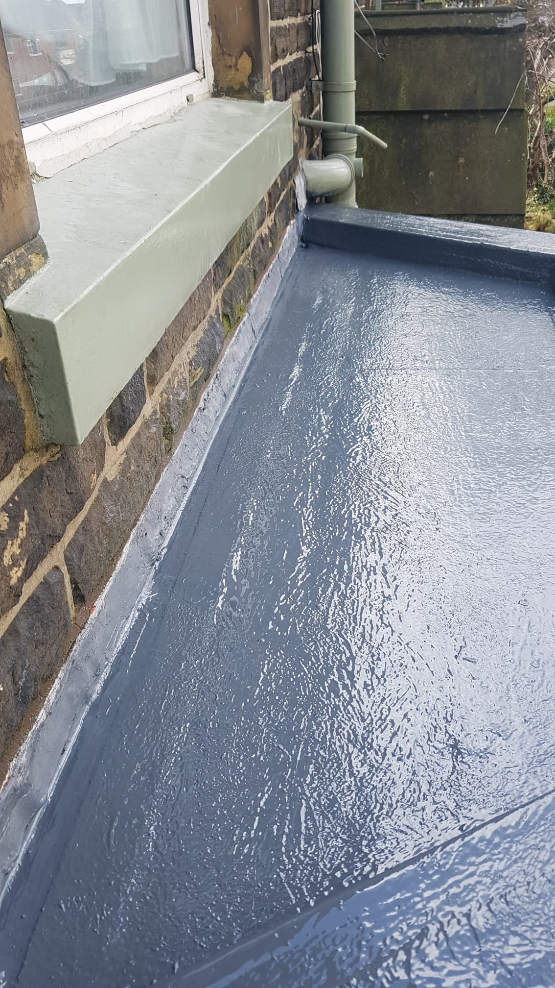 Flat roofing project