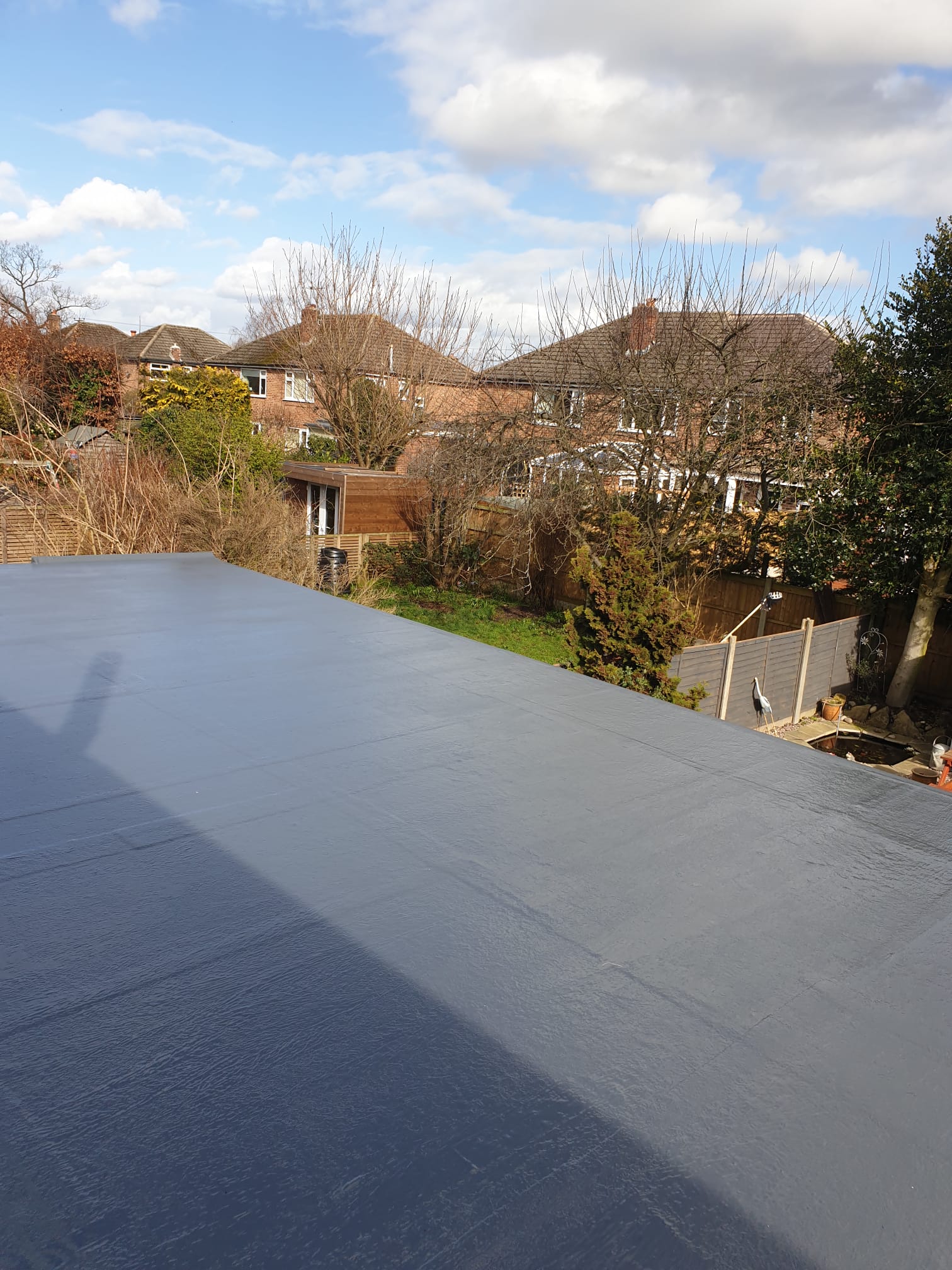 Flat roofing project