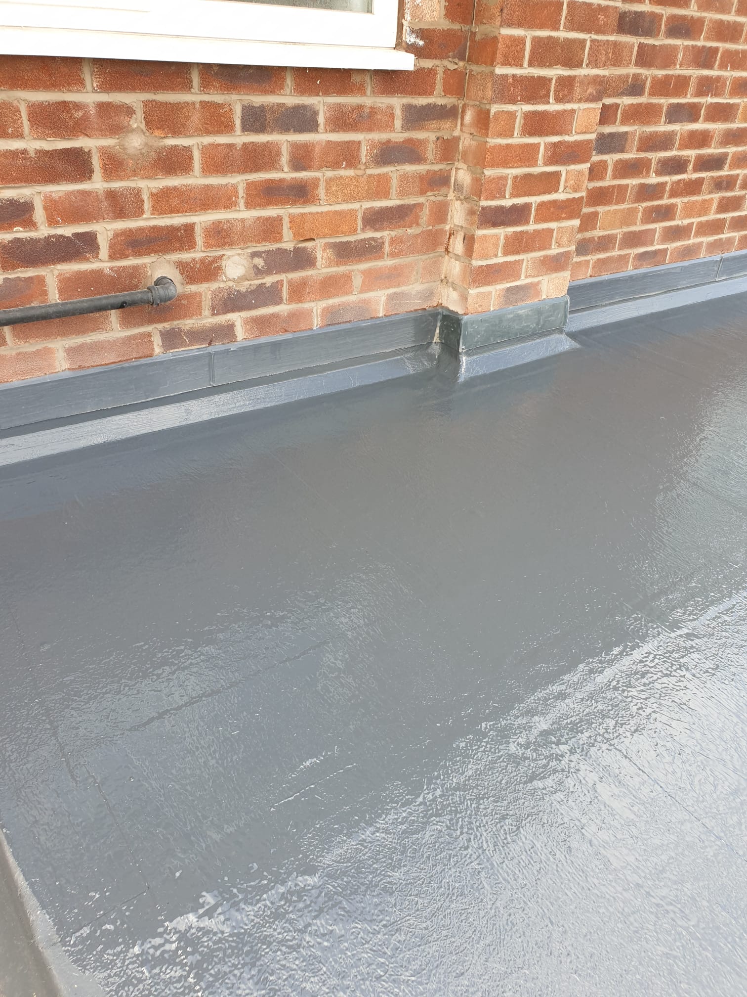 Flat roofing project