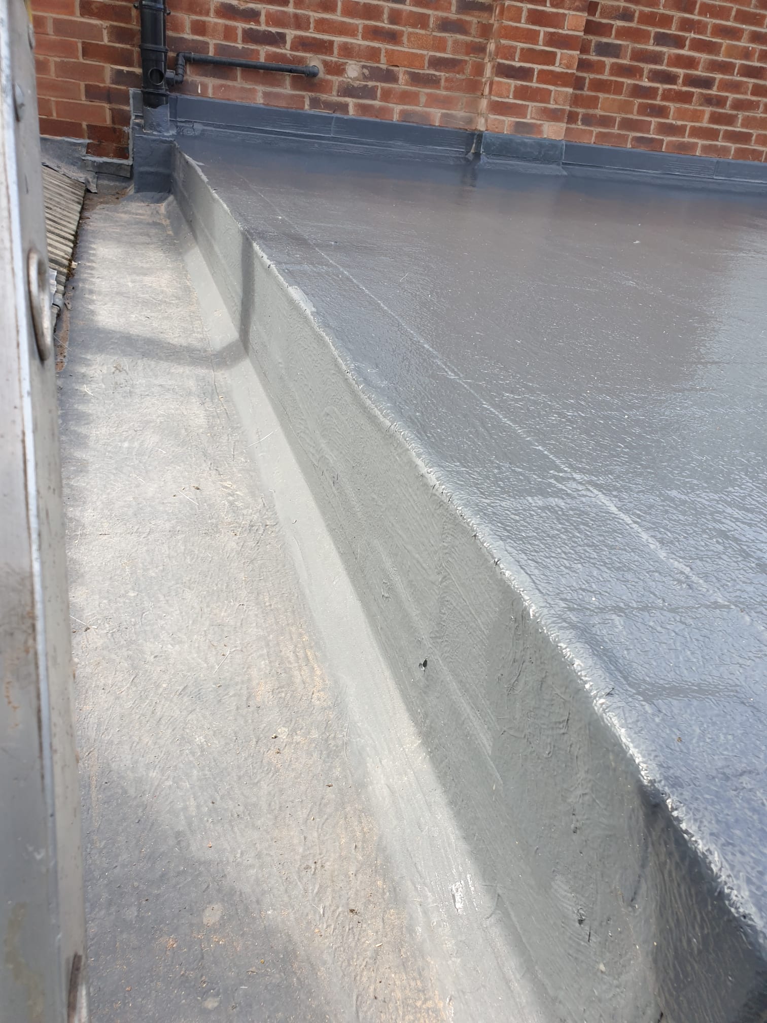 Flat roofing project