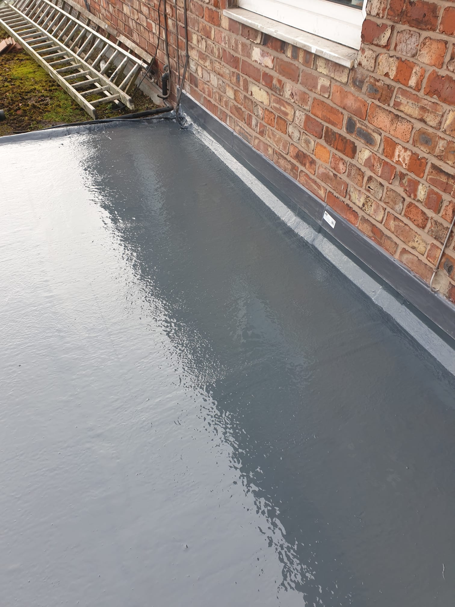 Flat roofing project