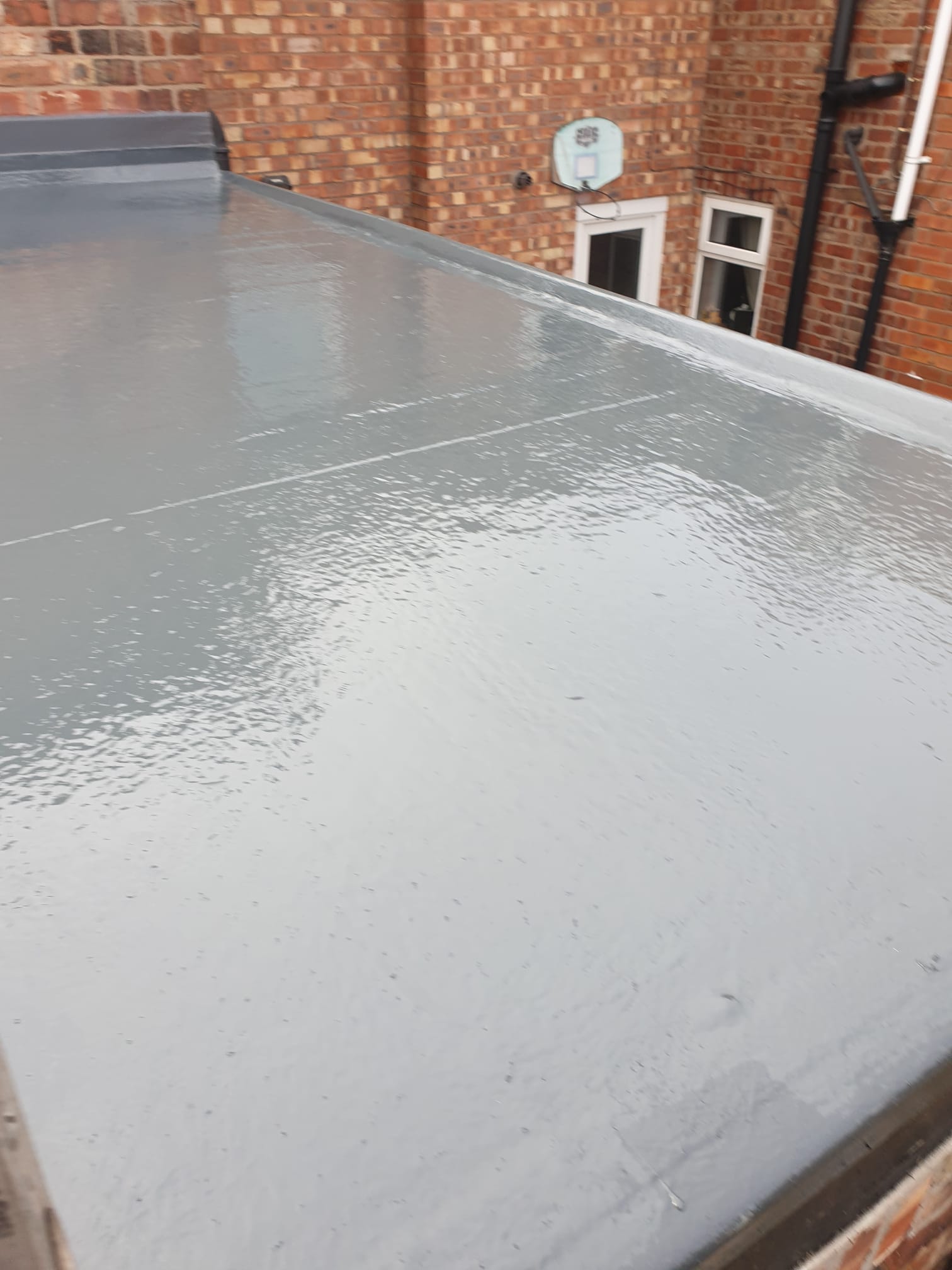 Flat roofing project