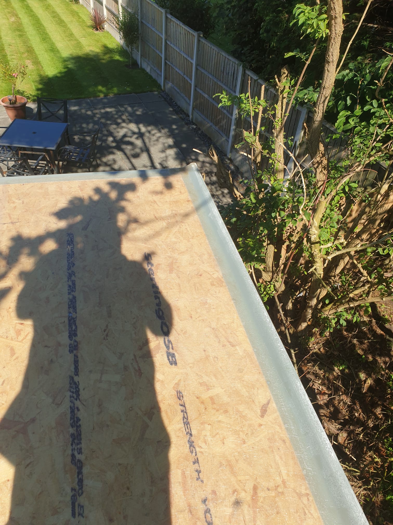 Flat roofing project