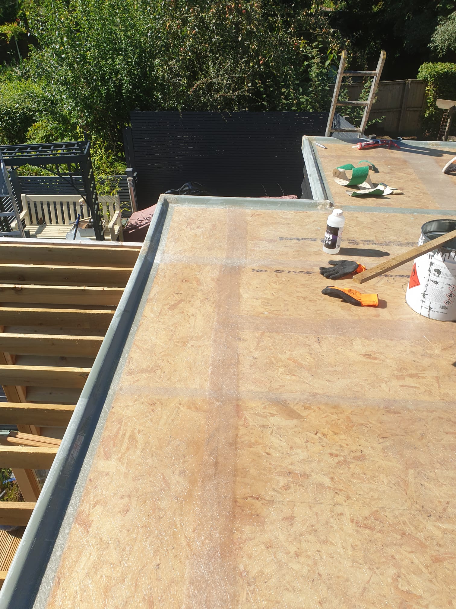 Flat roofing project