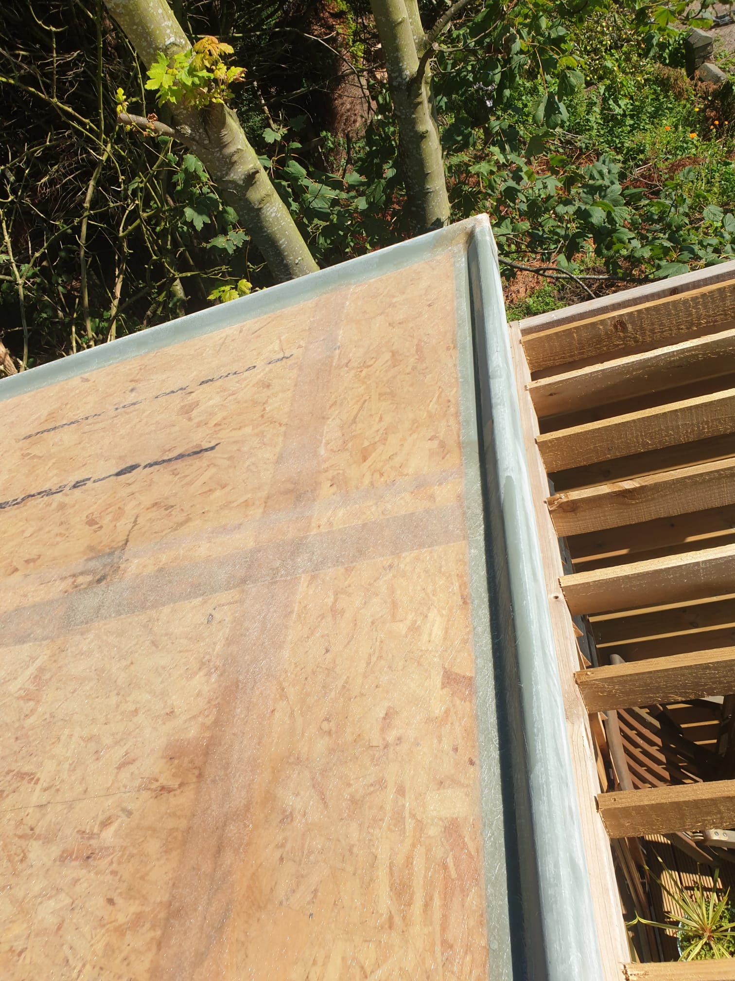 Flat roofing project