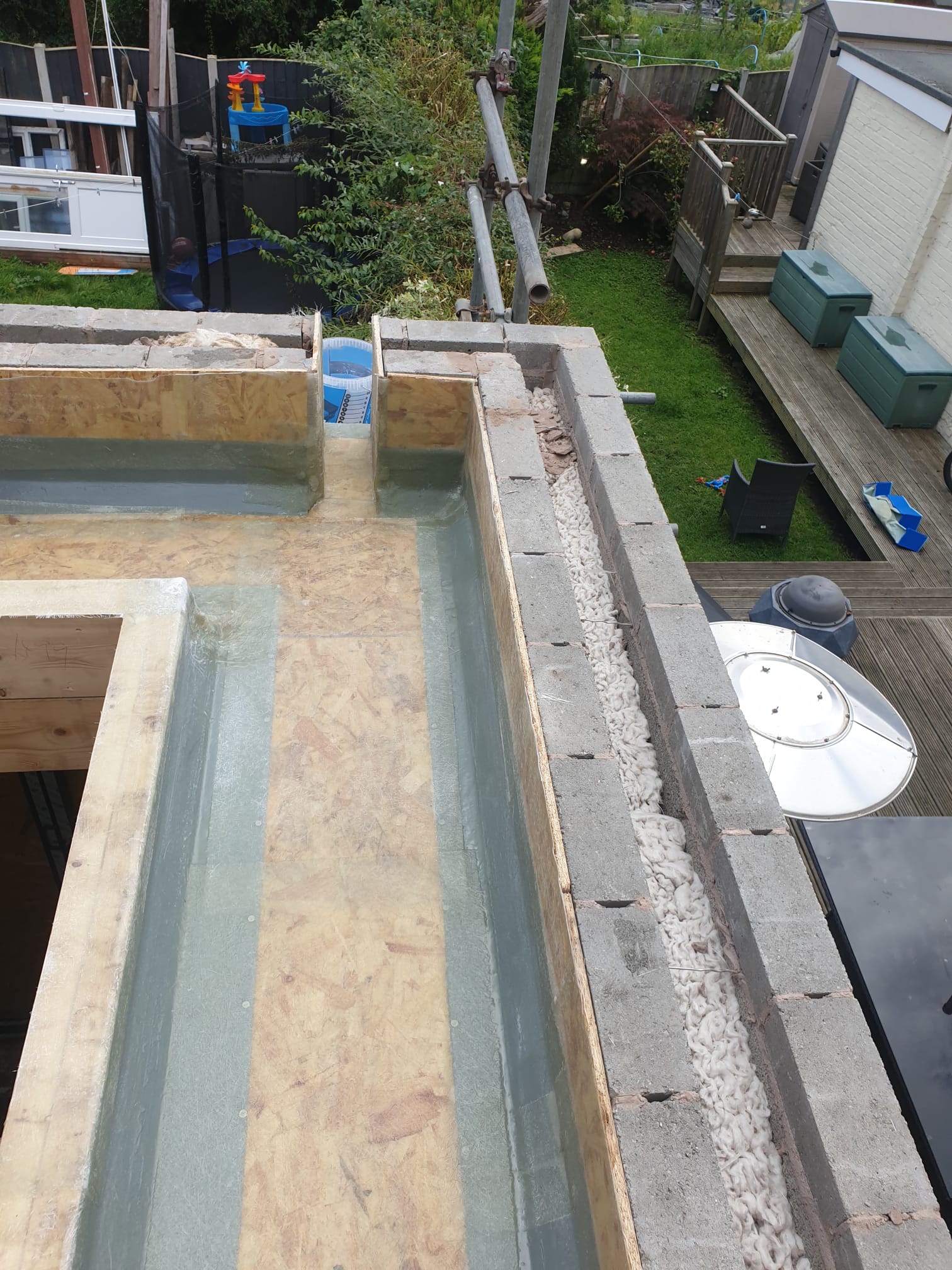 Flat roofing project
